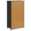 vidaXL Highboard Čierny dub 62 x 32 x 106,5 cm Kompozitn&eacute; drevo