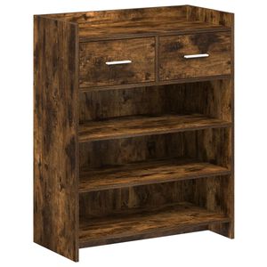 vidaXL Skriňa na top&aacute;nky 73,5 x 36 x 92 cm Kompozitn&eacute; drevo Dymov&yacute; dub