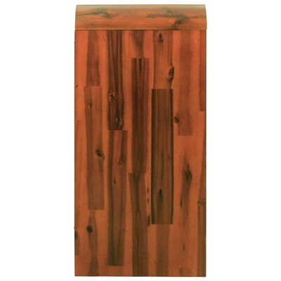 vidaXL Zásuvková skrinka, masívne akáciové drevo, 90x37x75 cm
