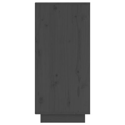 vidaXL Komoda sivá 31,5x34x75 cm borovicový masív