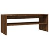 vidaXL Konferenčn&yacute; stol&iacute;k hned&yacute; dub 100x40x40 cm spracovan&eacute; drevo