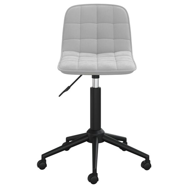 vidaXL Otočn&eacute; jed&aacute;lensk&eacute; stoličky 2 ks bledosiv&eacute; zamatov&eacute;