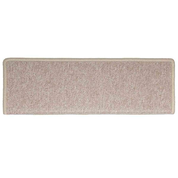 vidaXL Schodov&eacute; rohože 30 ks 65x21x4 cm taupe s obdĺžnikov&yacute;m okrajom