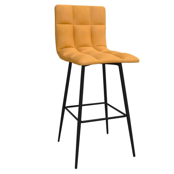 vidaXL Barov&aacute; stolička hned&aacute; zamatov&aacute;