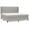vidaXL Posteľn&yacute; r&aacute;m boxsping s matracom bledosiv&yacute; 200x200 cm l&aacute;tka