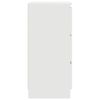 vidaXL Komoda biela 37,5x35x76 cm spracované drevo