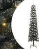 vidaXL Umel&yacute; vianočn&yacute; stromček Zelen&aacute; 240 cm PVC, plast a oceľ