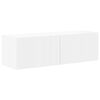 vidaXL Sada n&aacute;stenn&eacute;ho kabinetu na TV N&aacute;stenn&yacute; 6 pcs Biela