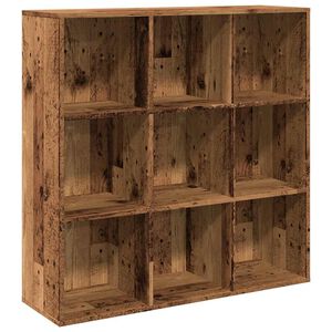 vidaXL Knižnica star&eacute; drevo 98x29x97,5 cm