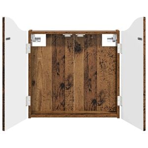 vidaXL Skriňa na terč Star&eacute; drevo 56 x 12 x 63 cm Kompozitn&eacute; drevo