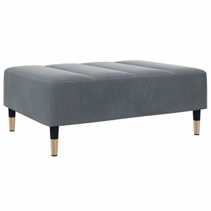 vidaXL Podnožka tmavosiv&aacute; 77x55x31 cm zamat