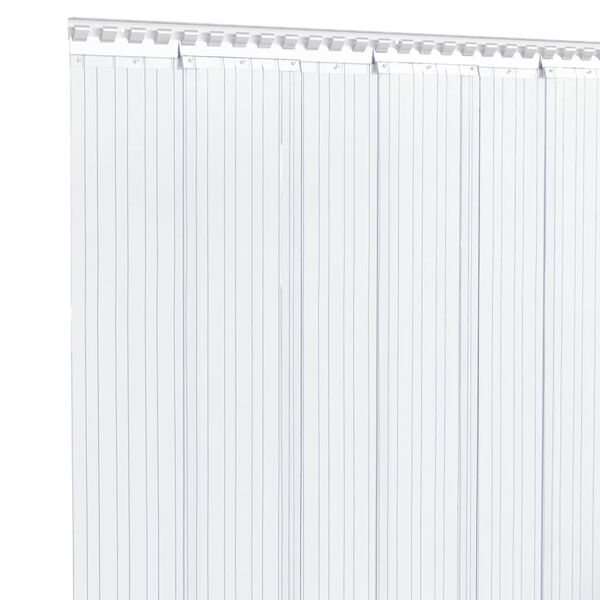 vidaXL Z&aacute;ves dver&iacute; priehľadn&yacute; 300 mm x 2,6 mm 10 m PVC