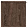 vidaXL Uzavretý box na stelivo, hnedý dub 80x50x45cm, kompozitné drevo