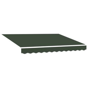 vidaXL N&aacute;hradn&aacute; l&aacute;tka na mark&iacute;zu Tmavozelen&aacute; 236 x 195 cm Polyester