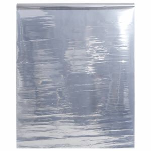 vidaXL Sol&aacute;rna f&oacute;lia statick&yacute; reflexn&yacute; efekt strieborn&aacute; 90x1000 cm PVC