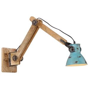 vidaXL N&aacute;stenn&aacute; lampa 25 W &scaron;muhovan&aacute; modr&aacute; 96x15x20 cm E27