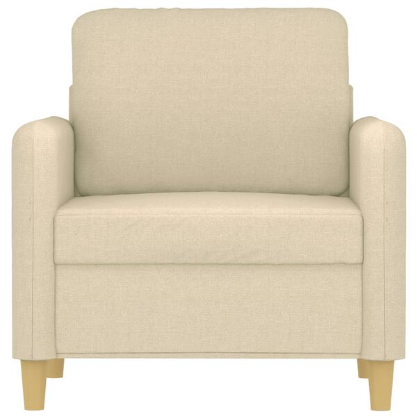 vidaXL Jednomiestna pohovka, kr&eacute;mov&aacute; 60 cm, l&aacute;tka