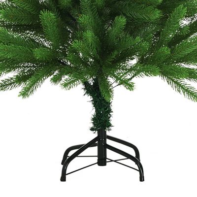 vidaXL Umelý vianočný stromček, realistické ihličie 120 cm, zelený