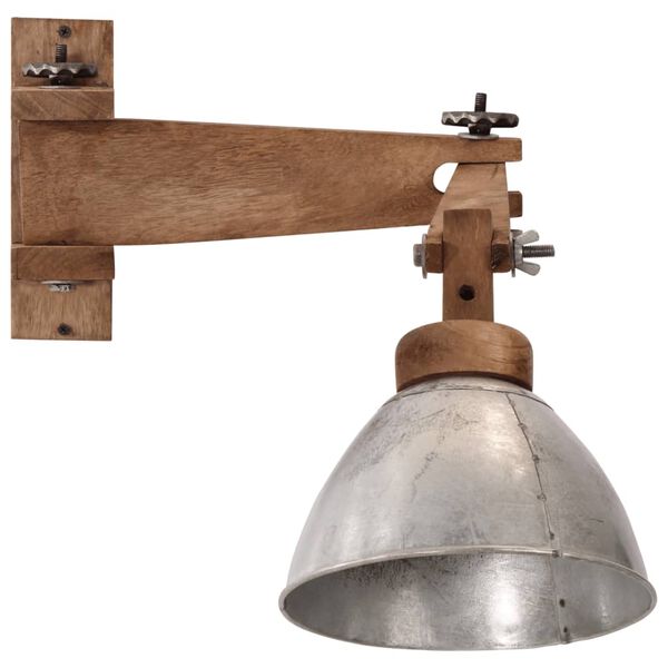 vidaXL N&aacute;stenn&eacute; lampa 25 W starožitn&aacute; strieborn&aacute; E27