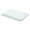vidaXL Poličky 2 ks panel z priehľadn&eacute;ho skla 50x25 cm