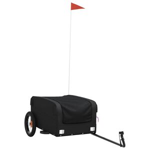 vidaXL Voz&iacute;k za bicykel, čierny 30 kg, železo