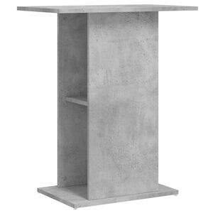 vidaXL Stojan na akv&aacute;rium, bet&oacute;novo-siv&yacute;, 60,5x36x72,5 cm, z technick&eacute;ho dreva