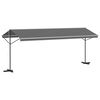 vidaXL Voľne stojaca mark&iacute;za 6 x 3 m Polyester Siv&aacute;