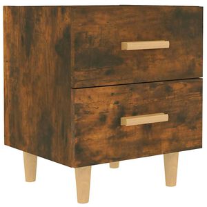 vidaXL Nočn&yacute; stol&iacute;k dymov&yacute; dub 40x35x47,5 cm