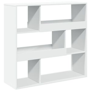 vidaXL Deliaca stena biela 100x33x94,5 cm kompozitn&eacute; drevo