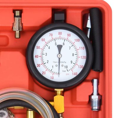 vidaXL Tester na meranie tlaku paliva vo vstrekovačoch 0,03 až 8 bar