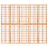 vidaXL Skladací paraván so 5 panelmi japonský štýl 200x170 cm
