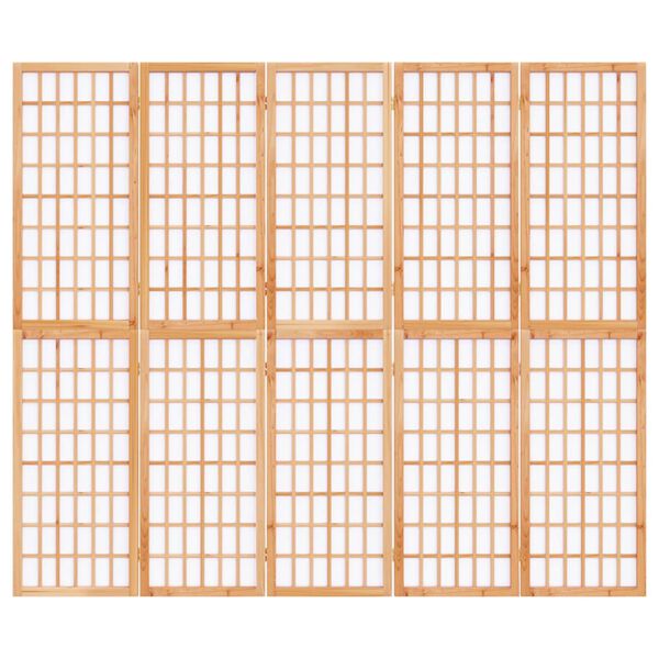 vidaXL Skladací paraván so 5 panelmi japonský štýl 200x170 cm