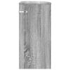 vidaXL Koncov&yacute; st&ocirc;l Siv&yacute; Sonoma 29,6 x 29,6 x 60 cm Kompozitn&eacute; drevo