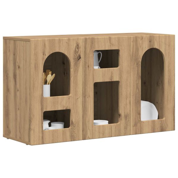 vidaXL Serv&iacute;rovacia skriňa Remeseln&yacute; dub 100 x 35 x 59 cm