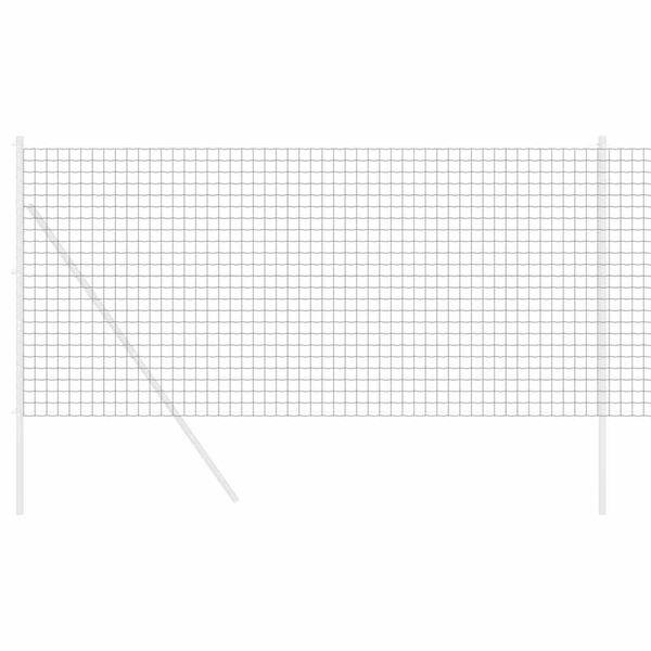vidaXL Euro plot Siv&aacute; 1 x 25 m Železo potiahnut&eacute; PVC