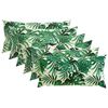 vidaXL Poťah na podložku 6 pcs HEERLEN Vzor s listami 40 x 70 cm
