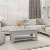 vidaXL Konferenčn&yacute; stol&iacute;k siv&yacute; dub sonoma 102x55x42cm kompozitn&eacute; drevo