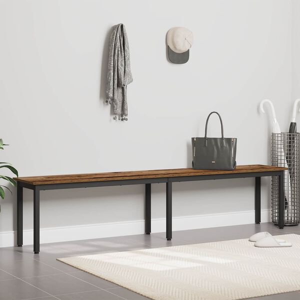 vidaXL lavička Star&eacute; drevo 200 x 35 x 45 cm Kompozitn&eacute; drevo