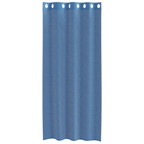 vidaXL Voile Záclony s priechodkami 2 ks Royal Blue