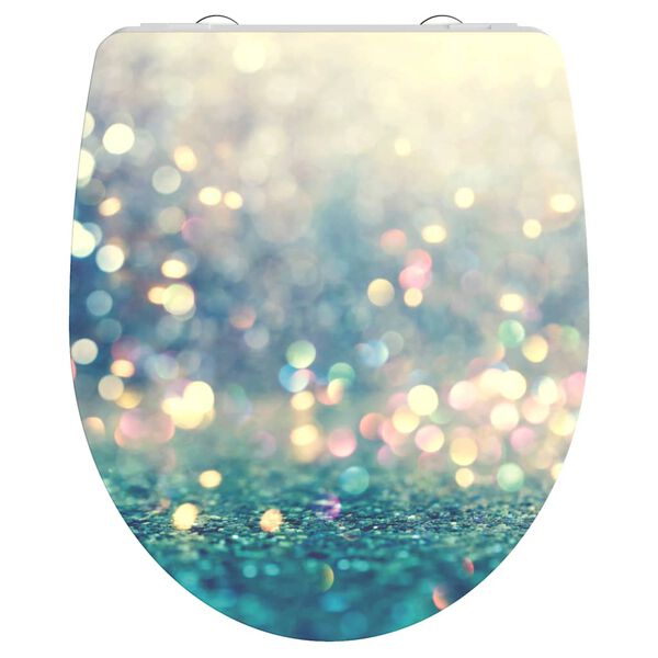 SCHÜTTE WC sedadlo pomalé zatváranie lesklé MAGIC LIGHT Duroplast