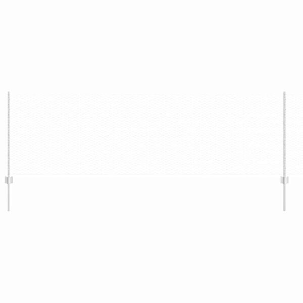 vidaXL Plot s podperou Strieborn&aacute; 0,8 x 100 m Oceľ