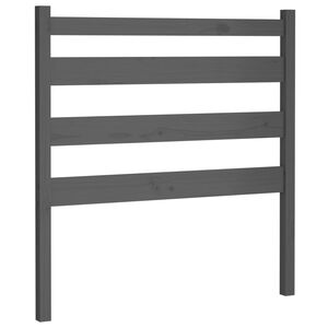 vidaXL Čelo postele siv&eacute; 96x4x100 cm mas&iacute;vna borovica