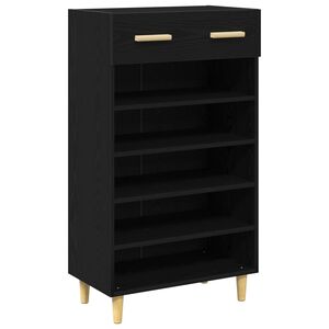 vidaXL Skriňa na top&aacute;nky 60 x 35 x 105 cm Kompozitn&eacute; drevo Čierny dub