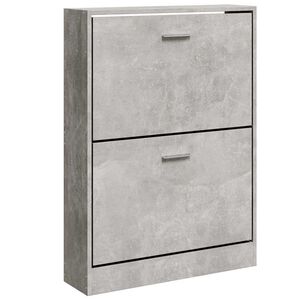 vidaXL Botn&iacute;k bet&oacute;novo siv&yacute; 59x17x81 cm spracovan&eacute; drevo