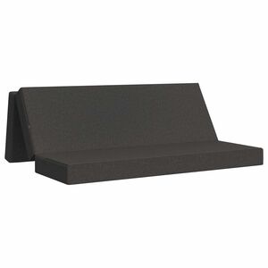 vidaXL Skladacia pohovka na span&iacute; 180 x 67 x 45 cm Tmavosiv&aacute;