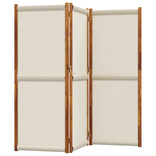 vidaXL 3-panelový paraván bledosivý 210x180 cm