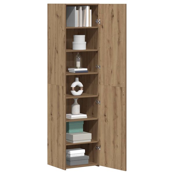 vidaXL Highboard 2 pcs Remeseln&yacute; dub 45 x 42,5 x 185 cm