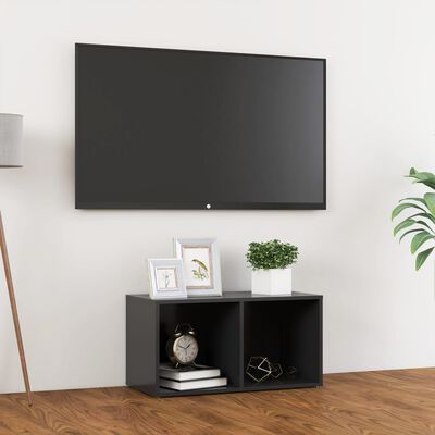 vidaXL TV skrinka, sivá 72x35x36,5 cm, kompozitné drevo