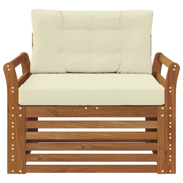 vidaXL Z&aacute;hradn&aacute; s&uacute;prava gaučov Mas&iacute;vne ak&aacute;ciov&eacute; drevo a polyester