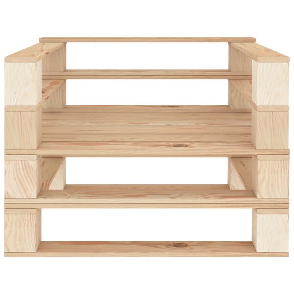 vidaXL 7-dielna z&aacute;hradn&aacute; sedacia s&uacute;prava paletov&eacute; drevo